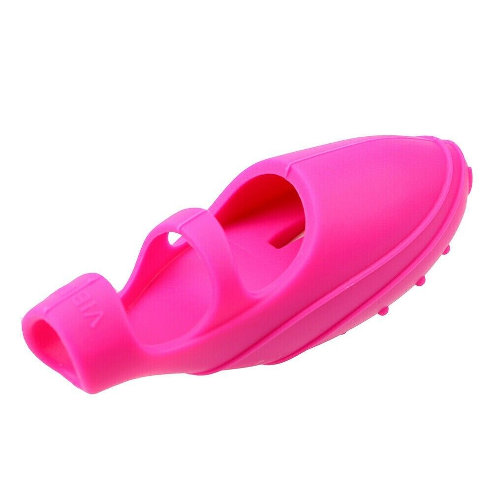 Vibrating Finger Sleeve Clitoris G-Spot Stimulator  Textured Vibrator Massager