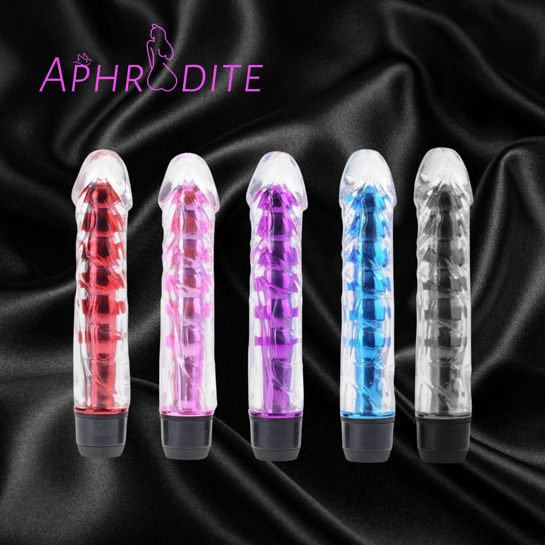Essential Jelly 7 Inch Dildo Vibrator