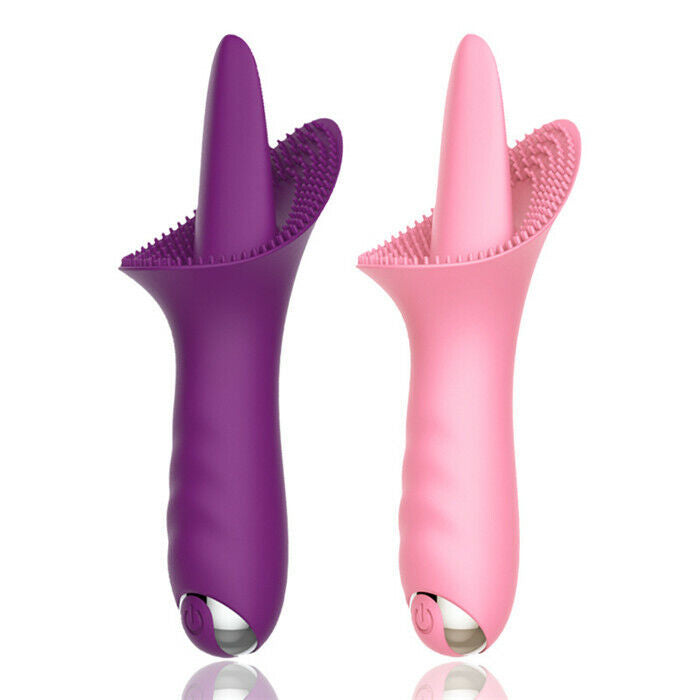 Vibrating Magic Tongue Massager USB Electric Nipples Licker Vibrator Sex Toy
