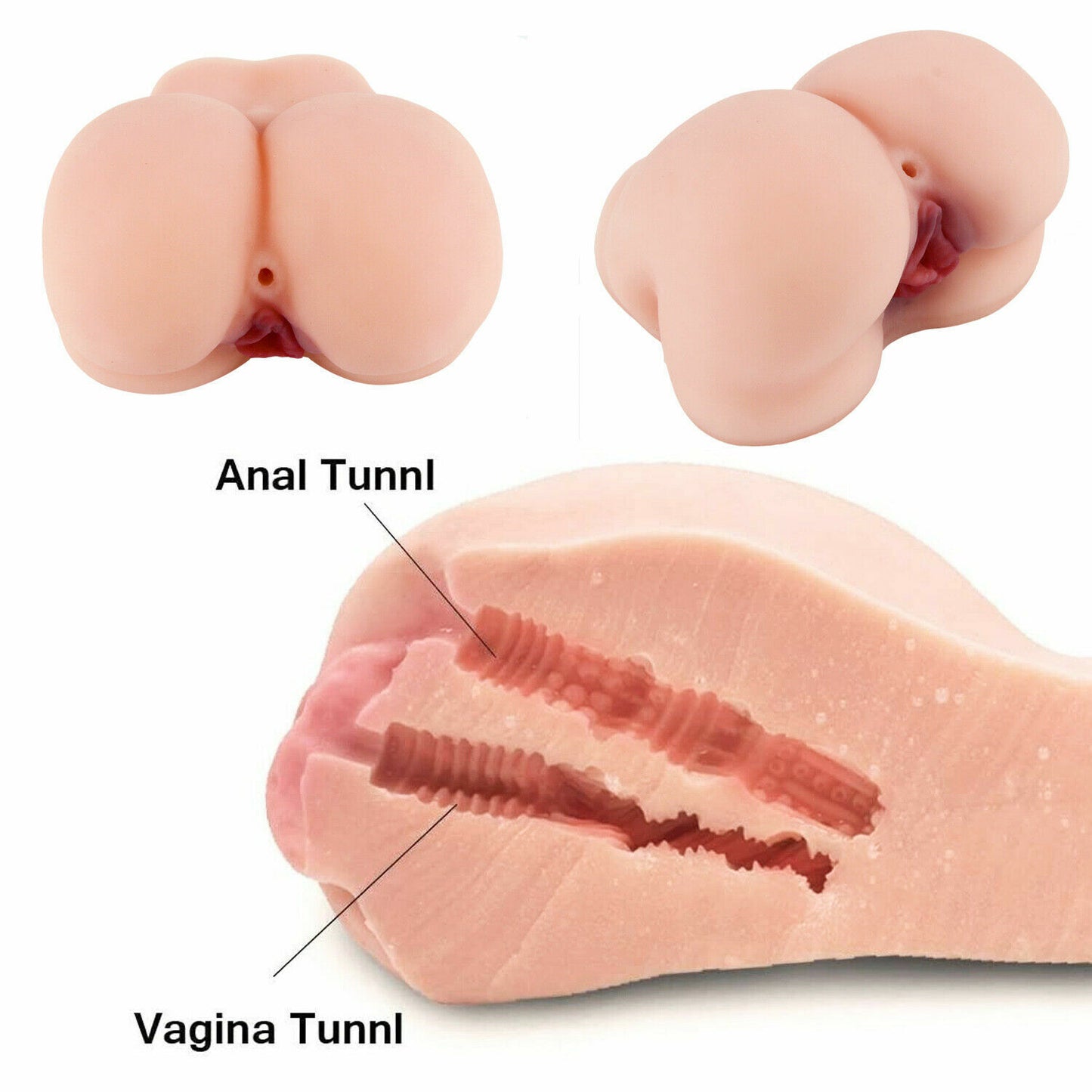 Soft Realistic Pussy Vagina Anal Flesh Sex Doll Premium Masturbator Ass UK