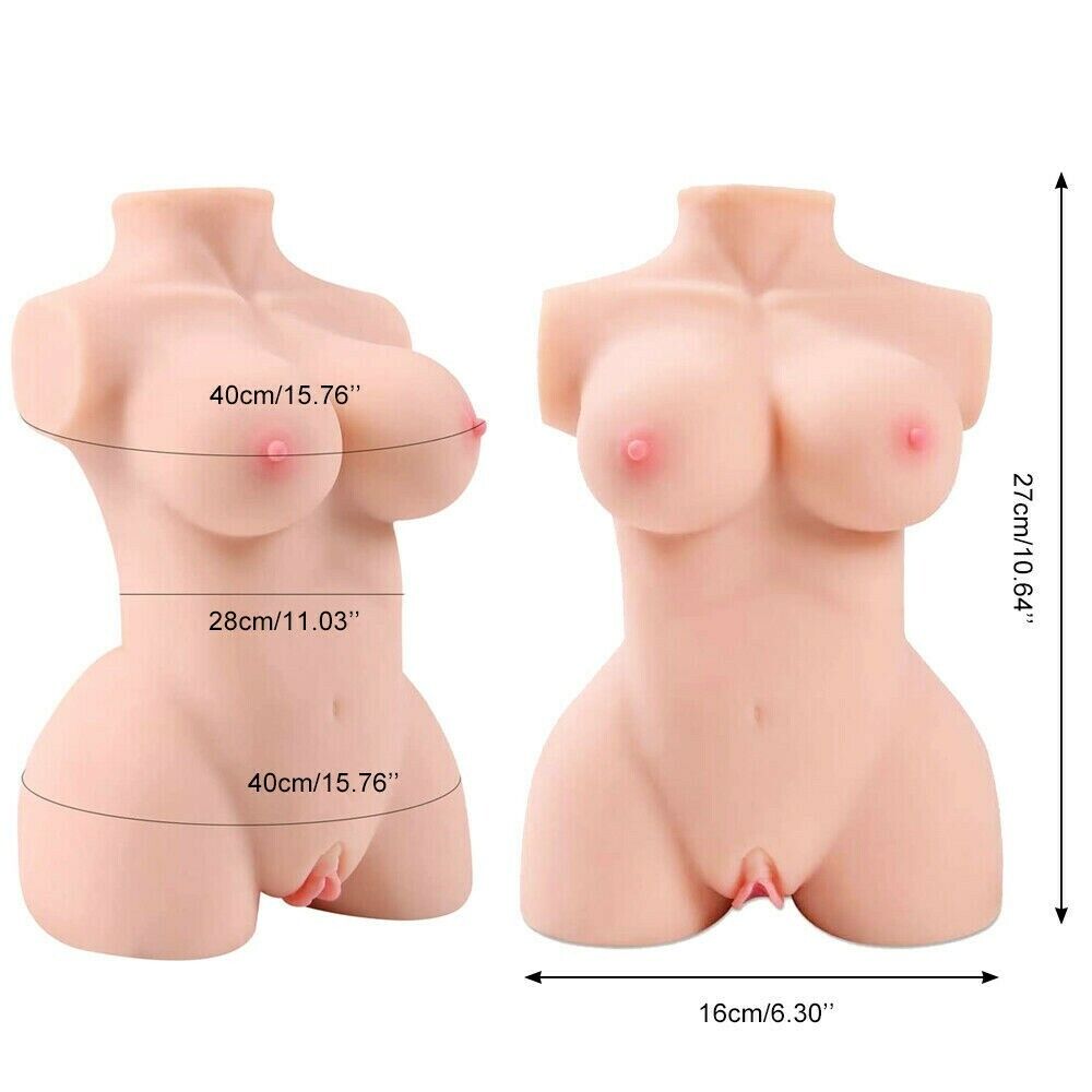 Realistic Real Feel 3D Silicone Vagina Anal Sex Doll Male Masturbator Adult Toy