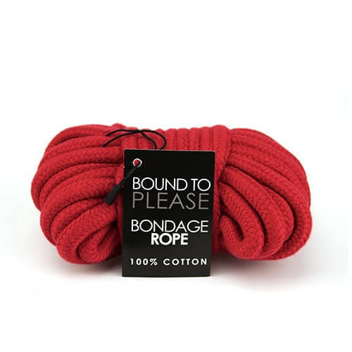 Bound to Please Red Bondage Tie Rope
