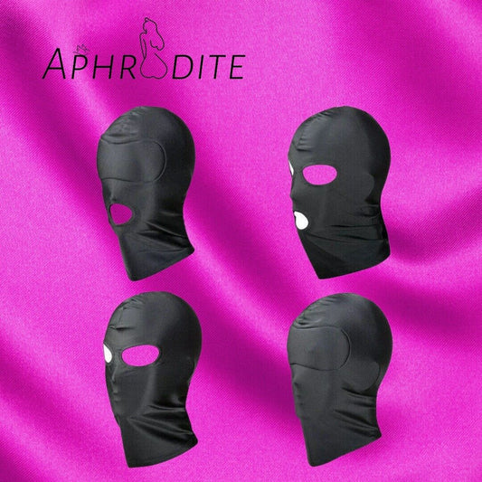 Bondage Fetish Hood - Gimp Face Mask Head Hood Adult Cosplay Mask BDSM HALLOWEEN