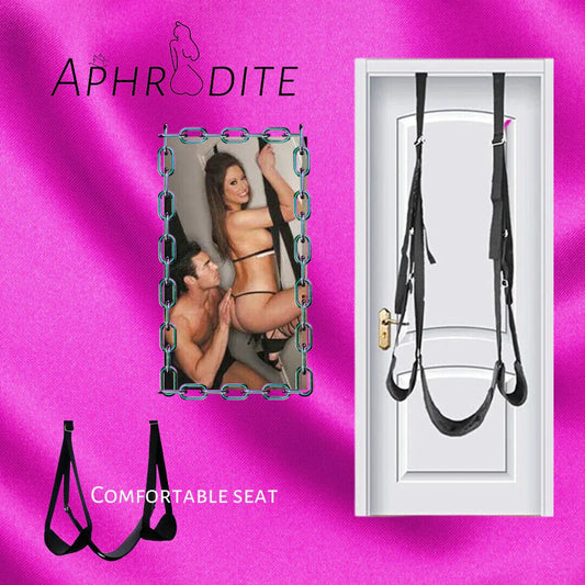 Door Sex Swing Couple Love Leather Hanging Bondage Restraints Leg Spreader BDSM