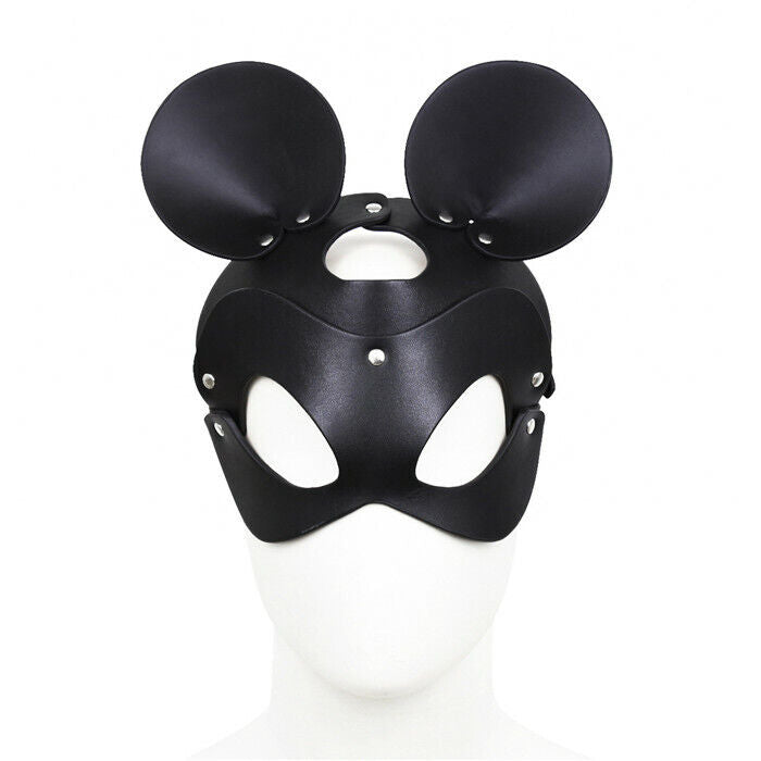Sexy Lingerie Bunny Hot Leather Animal Mask Exotic Headgear Slave UK HALLOWEEN