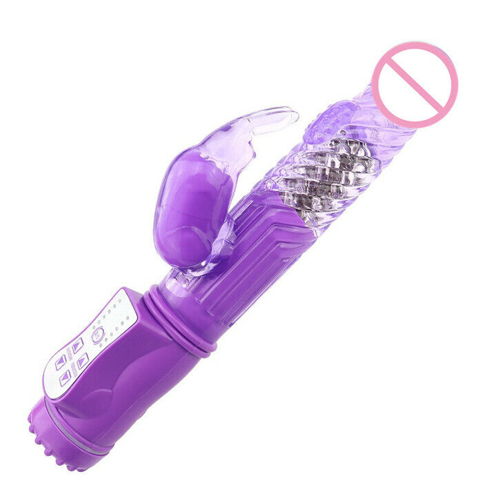 Multi Speed Vibrating Adult Rabbit Dildo With Rotating Beads