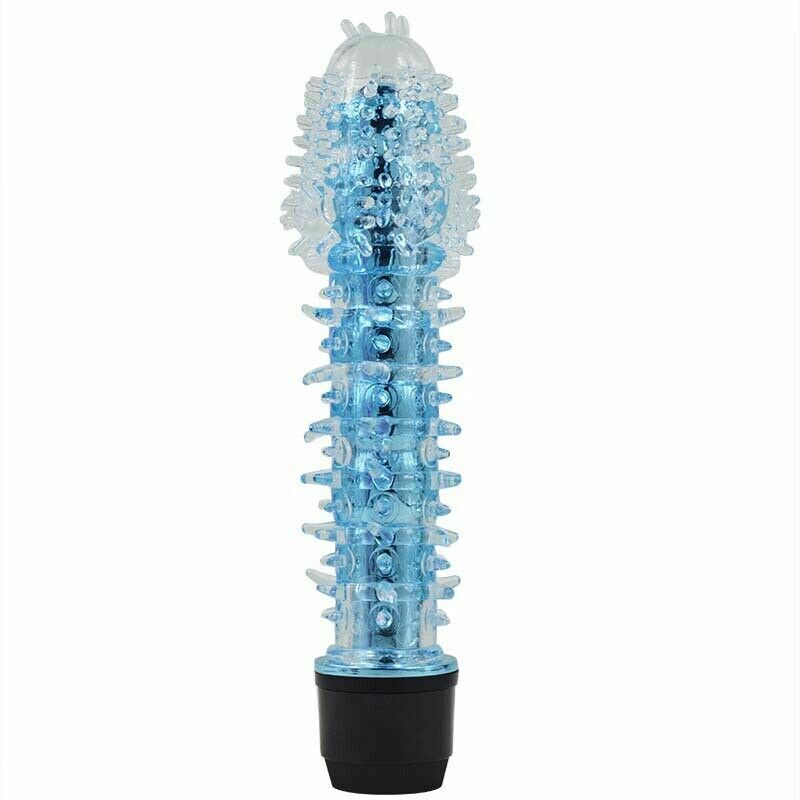 Essential Jelly Soft Spike Vibrator Dildo